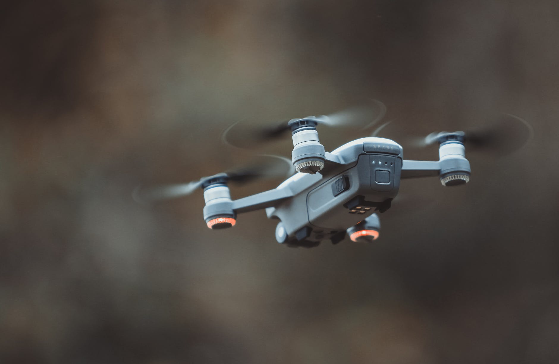 grey quadcopter drone